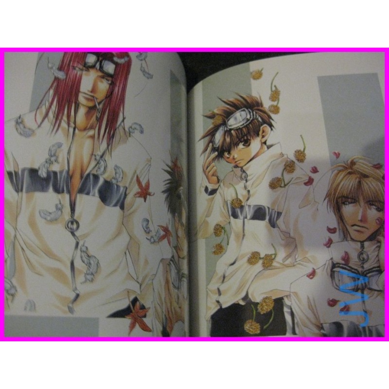 BACKGAMMON 3 Saiyuki Kazuya Minekura Illustration Collection Book ArtBook Manga art book