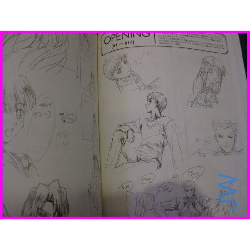 FATE Staynight Production Drawings ArtBook JAPAN recent art book Illustration Anime