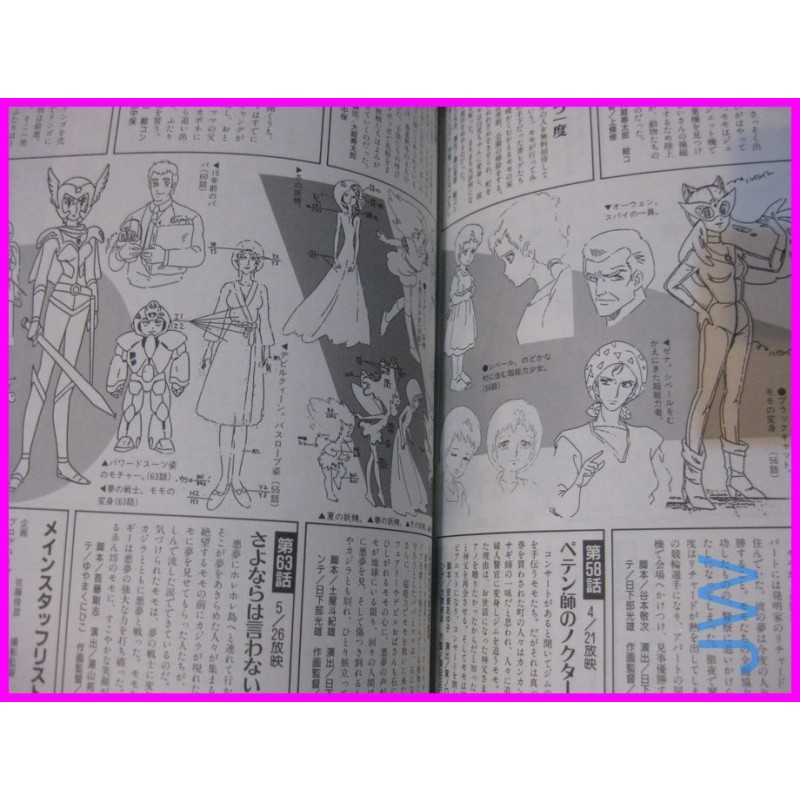 MINKY MOMO THIS IS ANIMATION Gigi Anime MOVIE Book ArtBook JAPAN MAJOKKO
