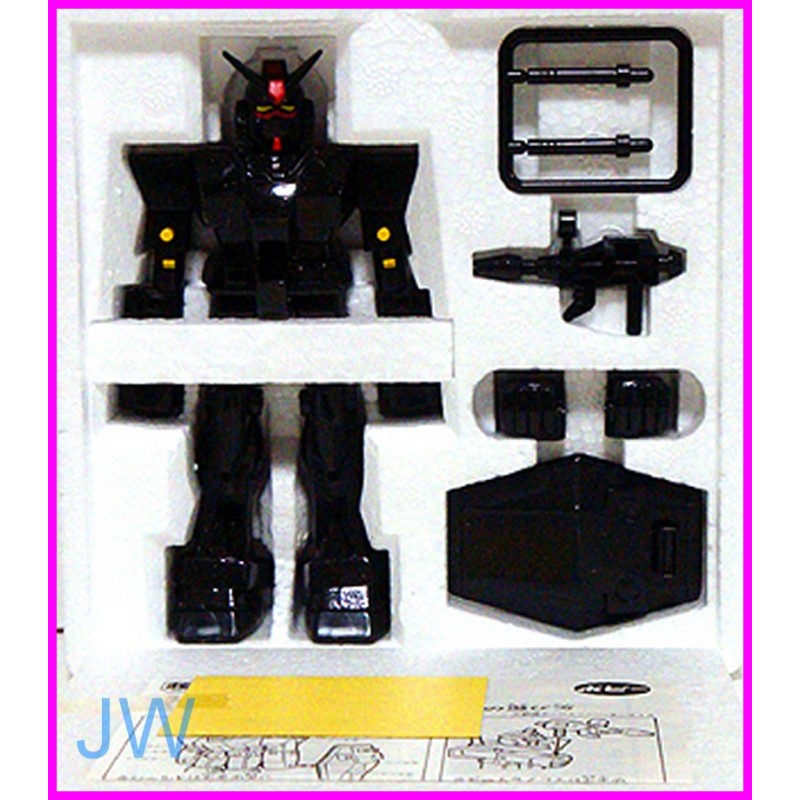 Gundam Normal Black Silver Chogokin POPY anniversary Banpresto SET