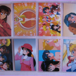 Sailor moon set 8 lamicard Original Japan Gadget Anime manga 90s Laminated card