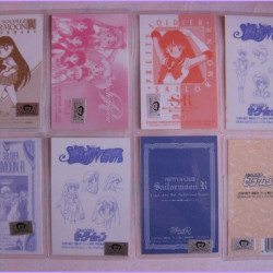 Sailor moon set 8 lamicard Original Japan Gadget Anime manga 90s Laminated card