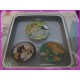 DISNEY Happines Moment 3 PIN BOX SET JAPAN Snow White Alice Bambi Spille