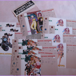 LAMU URUSEI YATSURA Lum Set M Cassette INDEX CARD Anime 80s