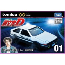 AE86 Trueno Tomica Premium Unlimited Initial D Special Edition 1/64 Metal Model Car JDM
